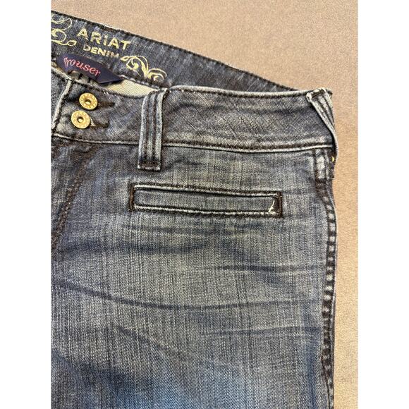 Ariat Jeans Women’s 31R (31x31) Trouser Stretch Boot Cut Cowgirl Rodeo Western - Picture 3 of 11